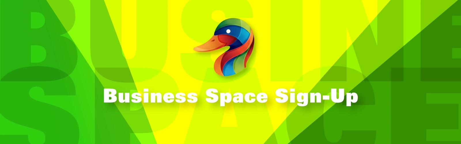 A page banner image with the colourful Duck's head logo and page title.