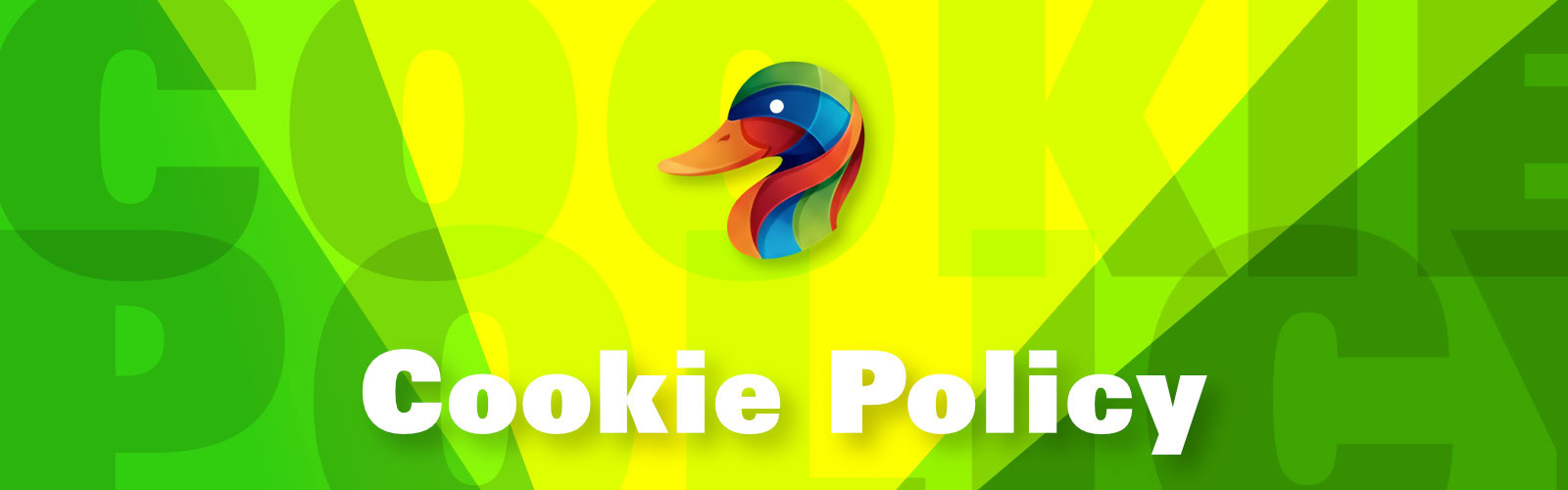 A page banner image with the colourful Duck's head logo and page title.