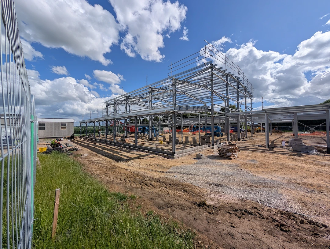 Going Up! Our New Sports Centre is Flying Ahead