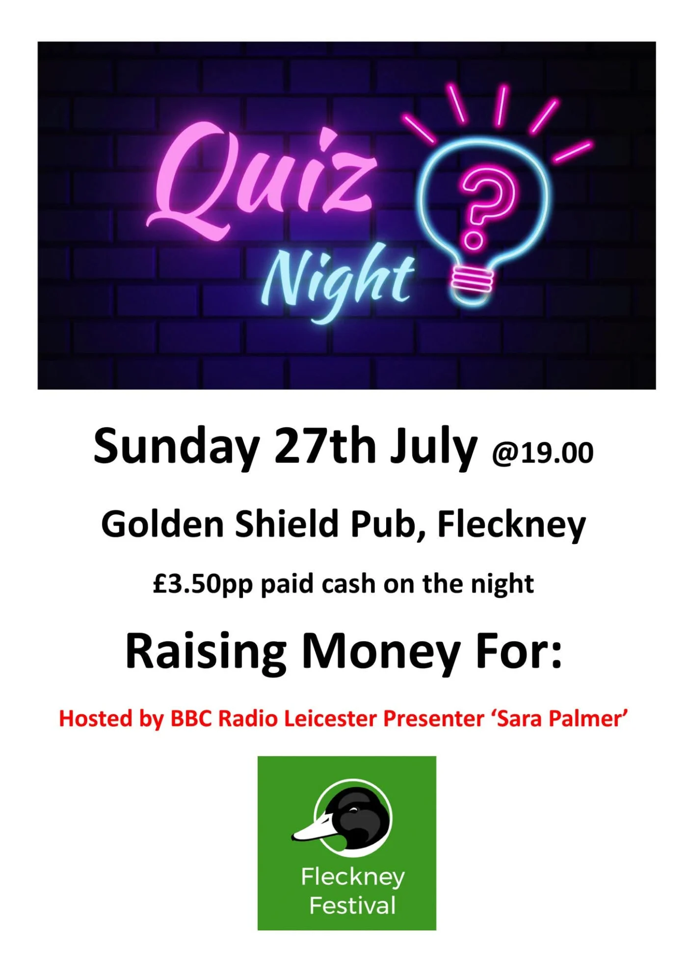 Quiz Night at the Golden Shield Pub