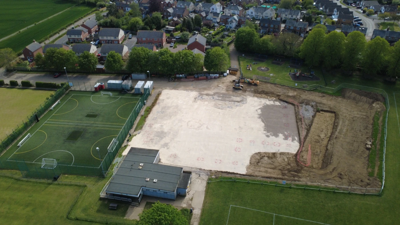 Updated Images of the Sports Centre Build